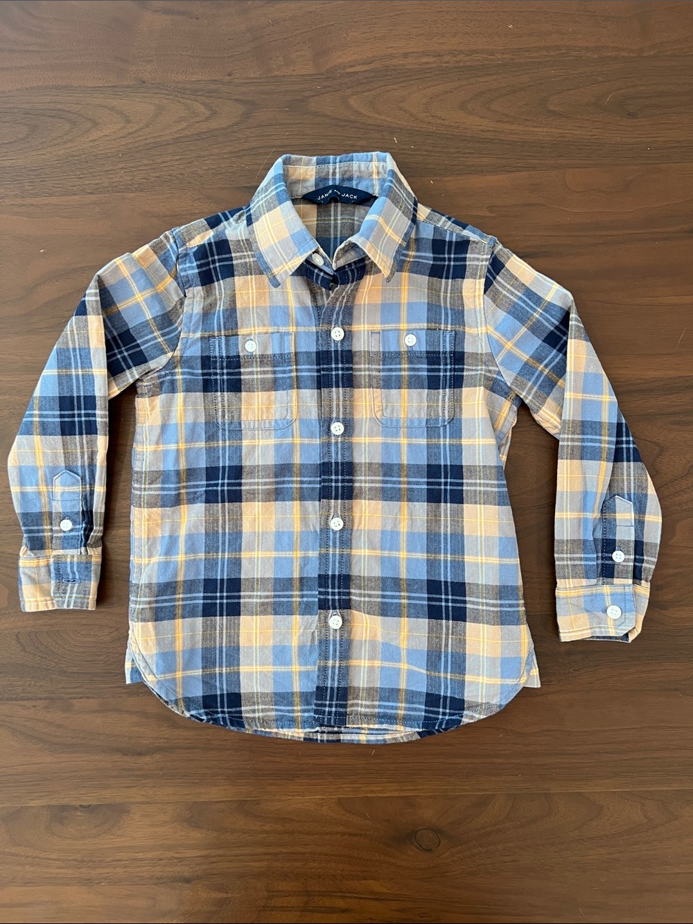 Janie and Jack Plaid Button-Up, 3T